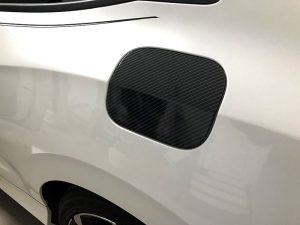 Carbon Fiber Fuel Door Overlay